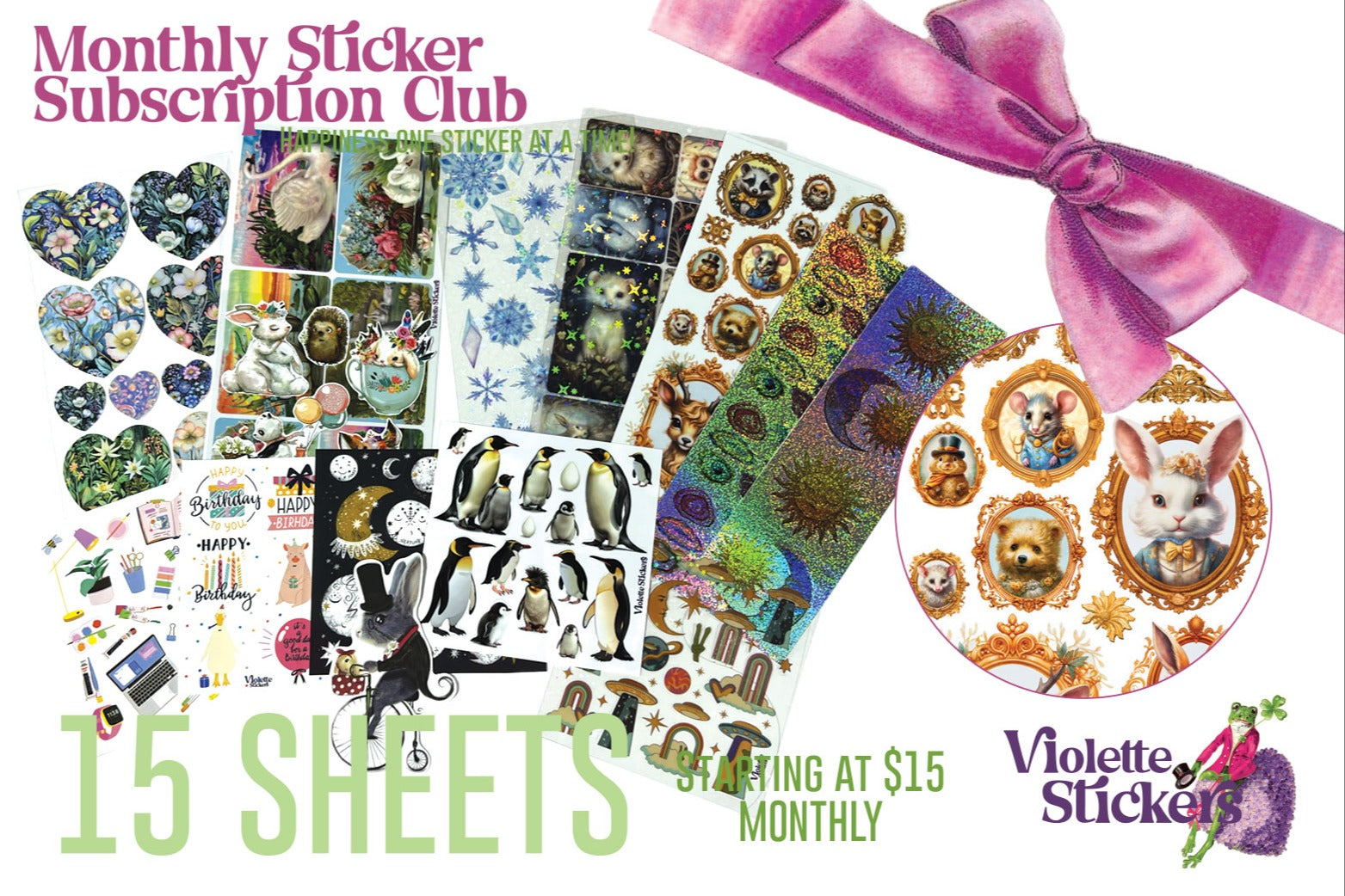 Monthly Sticker Club for Kids