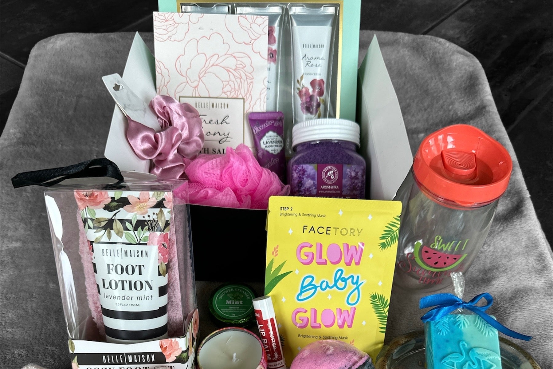Spa Gift Set, Mom Gift Box, Gift Box for Her, Birthday Gift Basket, Co –  UniverseDelights