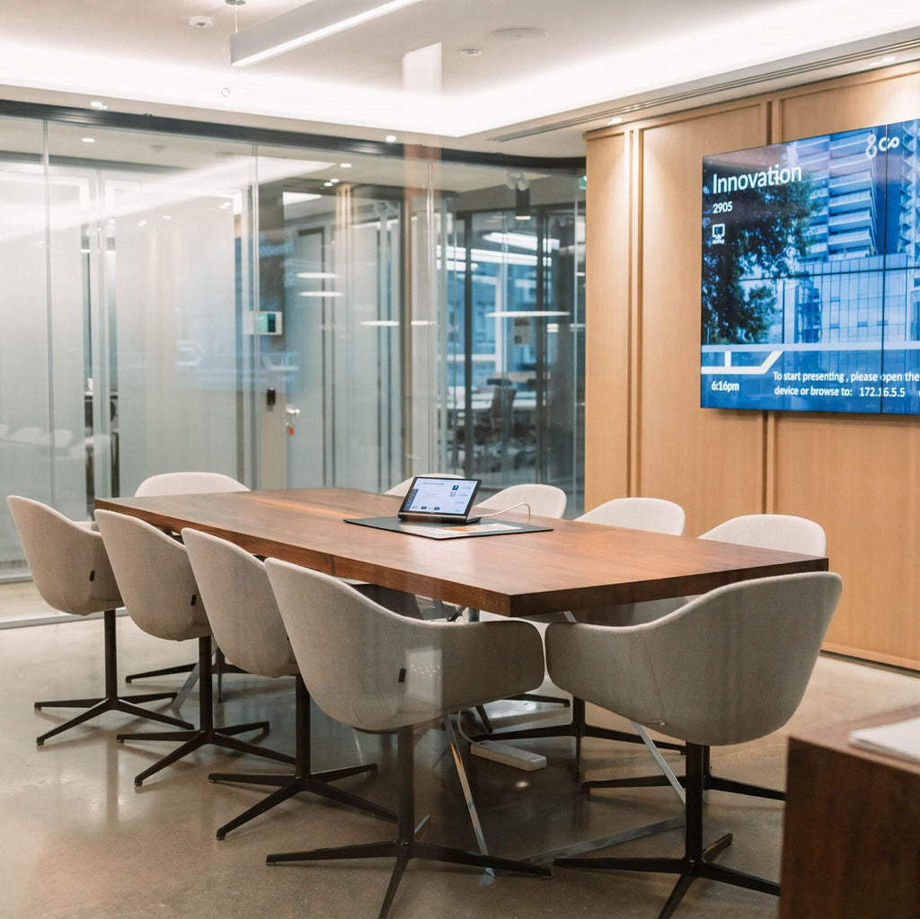 Autonomous Claro Walnut Boardroom Table