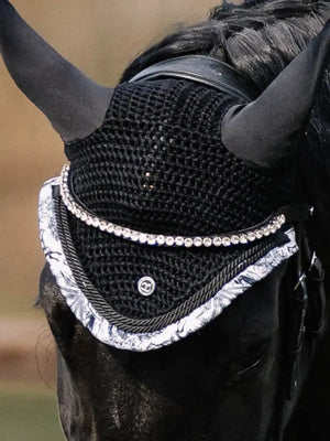 Tropical Toile Fly Veil ~ Limited Edition - Legacy Riders Equestrian