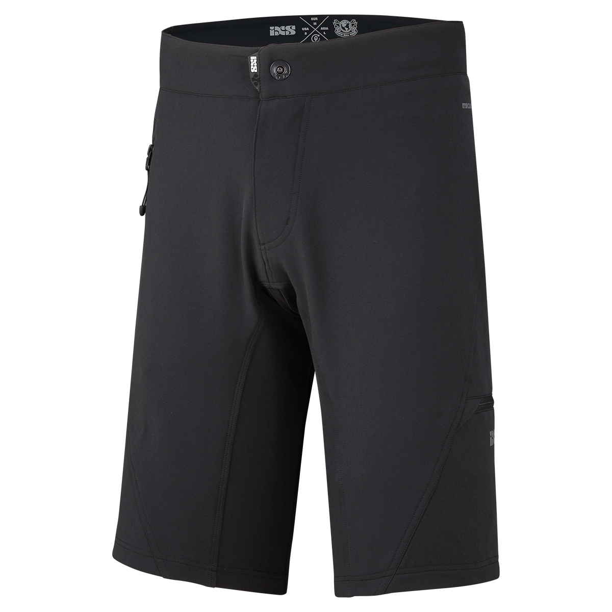 4-Way Stretch Microfiber Shorts - Black - VIP Sportswear