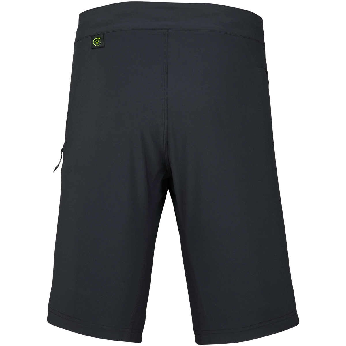 Back Pockets Plain Knee Length Shorts - Black – Andora