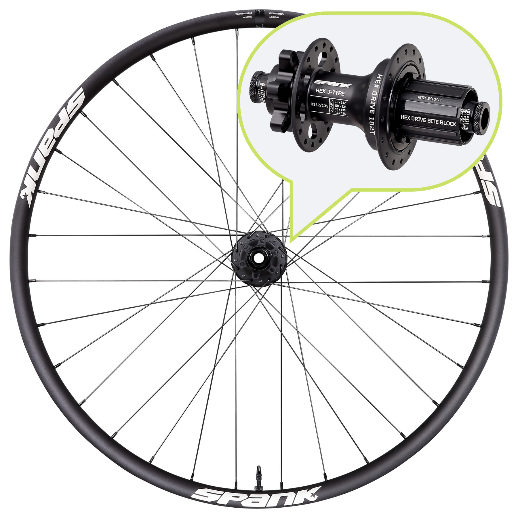 SPANK SPIKE 33 Front Wheel │ For the Racers │ The Gravity Cartel