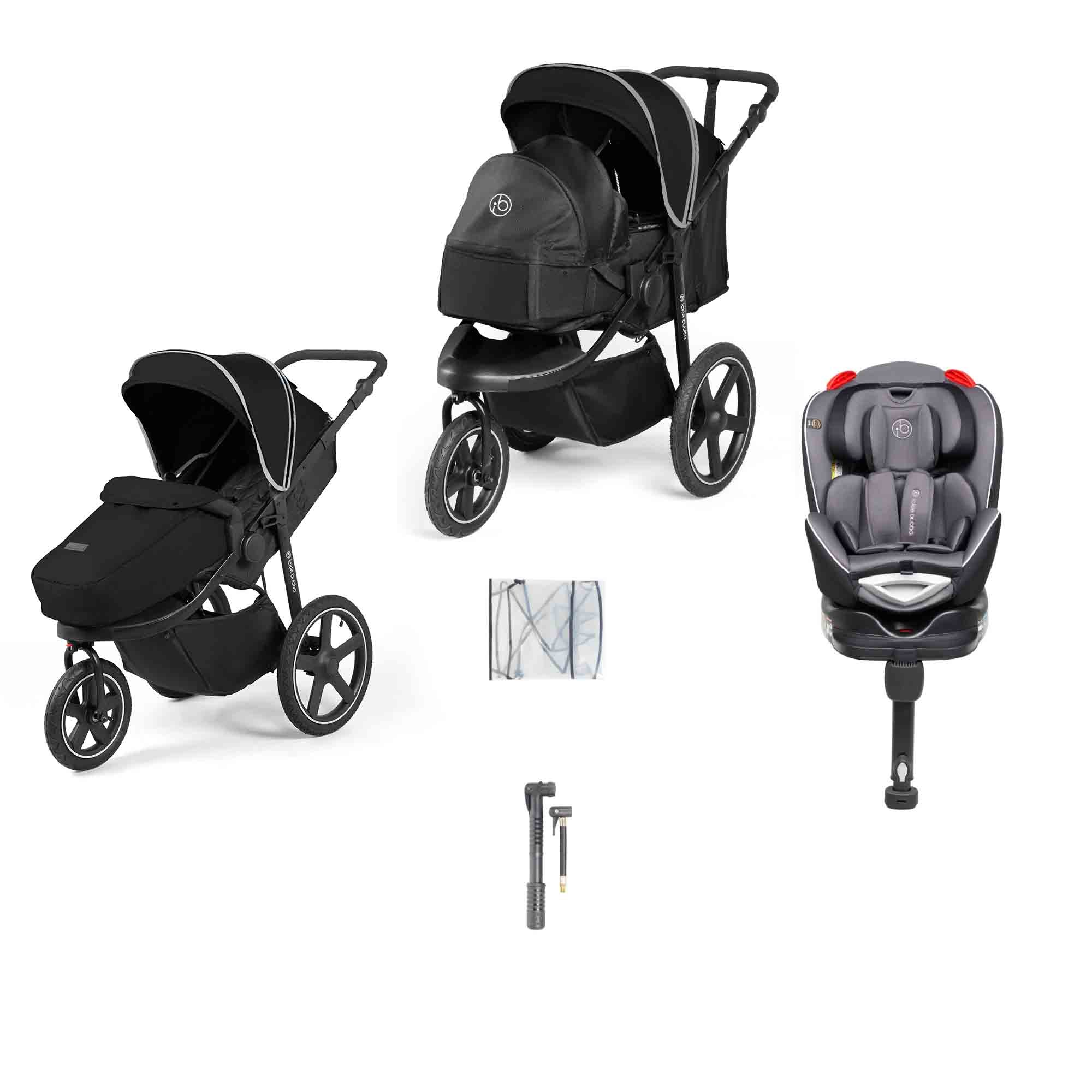 Venus Prime Jogger Stroller & Rotating Group 0+/1/2 ISOFIX Car Seat