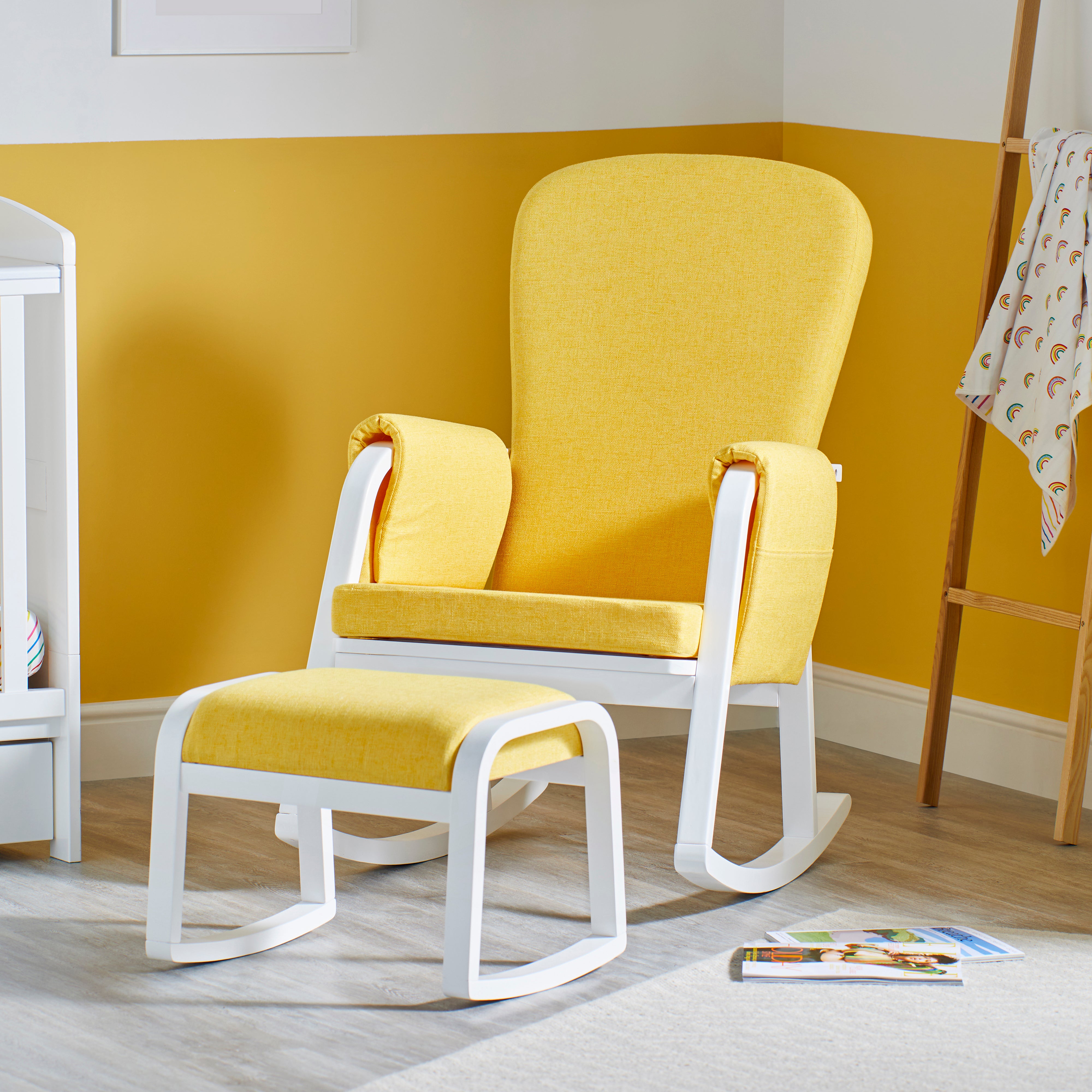 Dursley Rocking Chair and Stool - Clearance