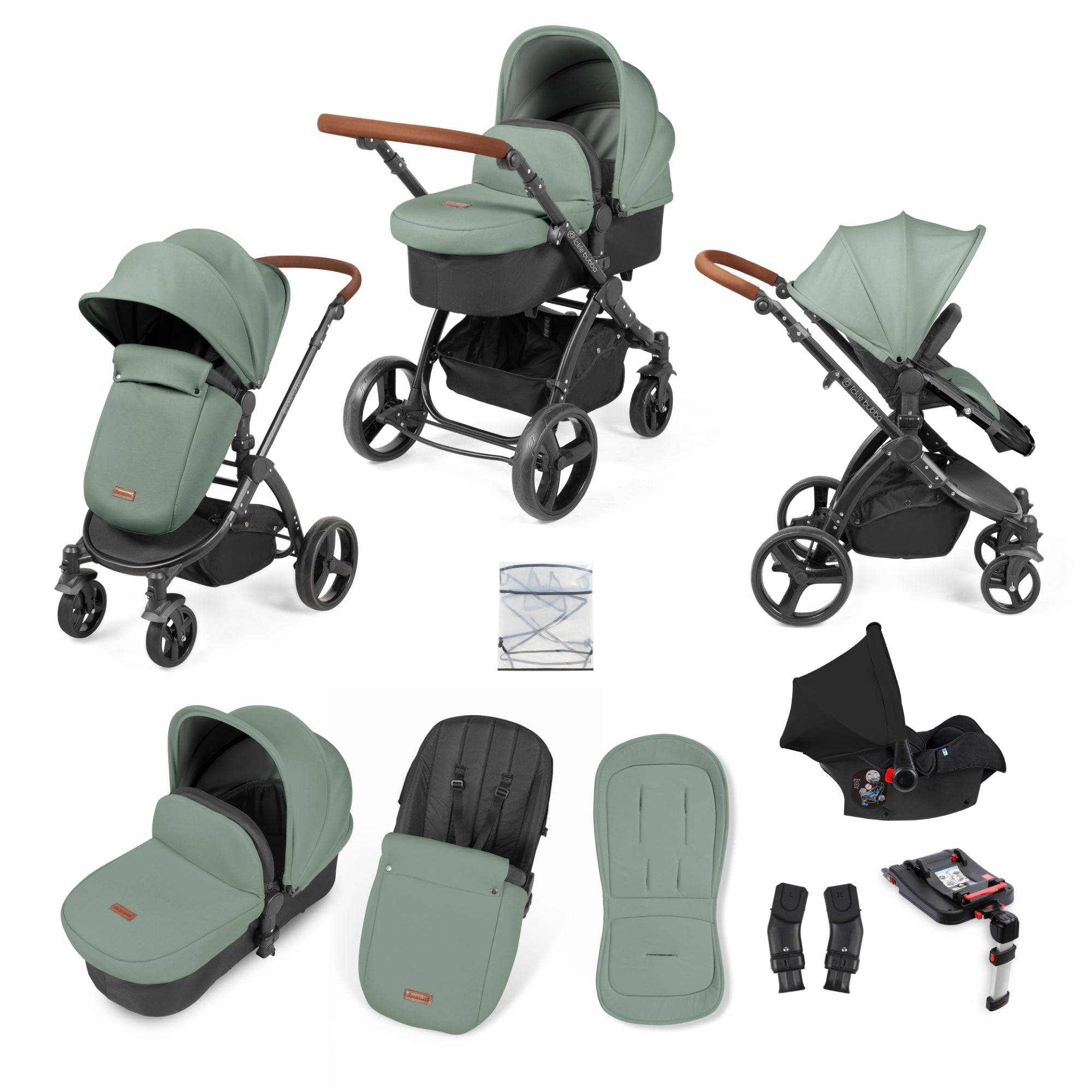 3-in-1 Travel Systems: Pushchair, Car Seat & Carrycot Sets