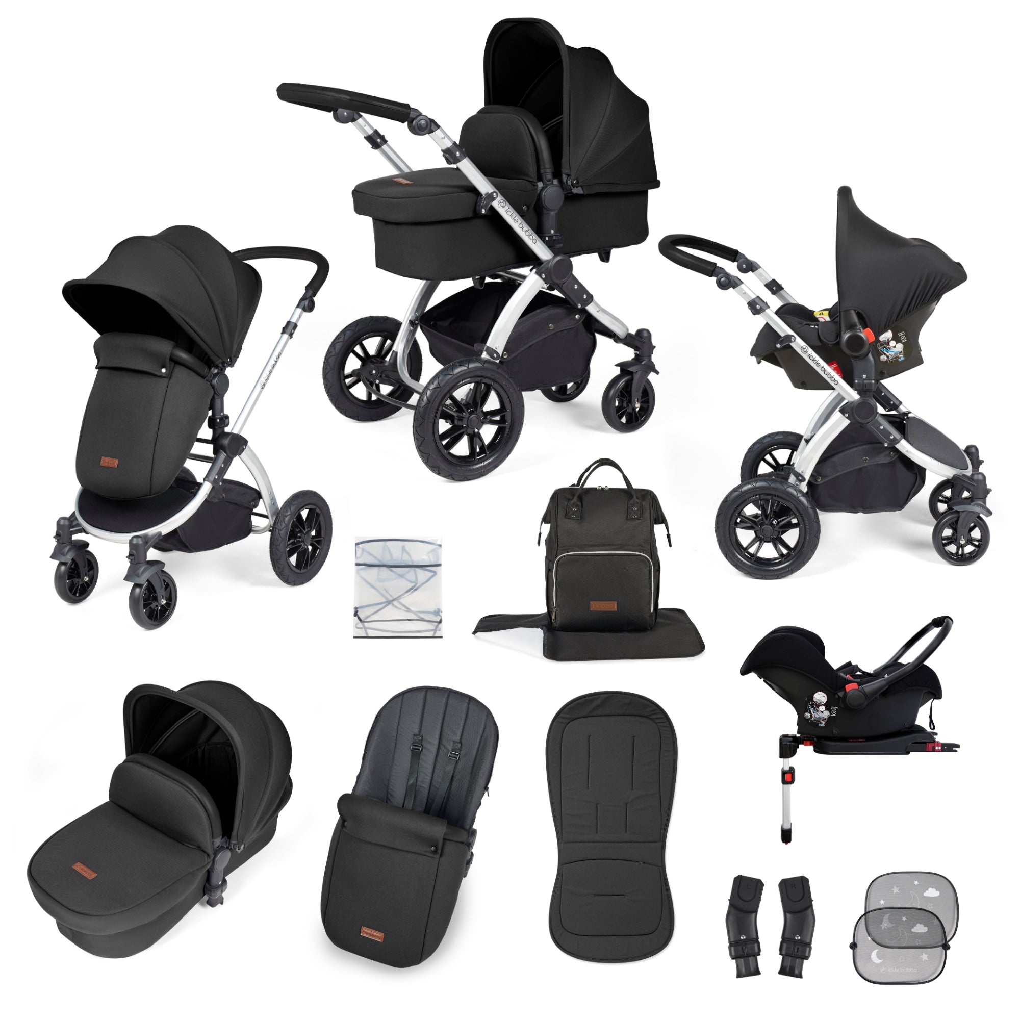 Stomp Luxe All in One Travel System with ISOFIX Base