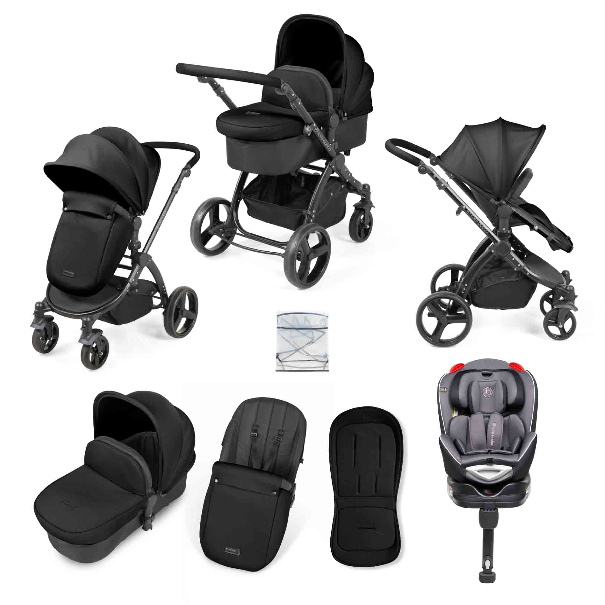 Stomp Urban Pushchair & Rotating Group 0+/1/2 ISOFIX Car Seat