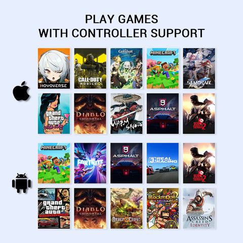 Games supported by Gamesir X5 Lite