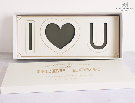 Deep Love Mom Flower Box for Mother's Day With Stock by 