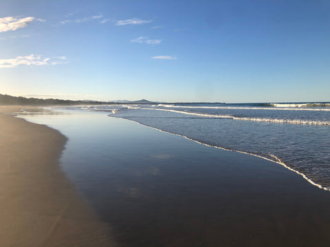 long beach in Scott's Head, NSW