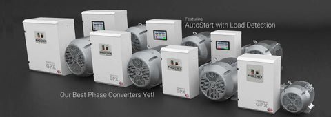 phase converters with NEMA 4R enclosures