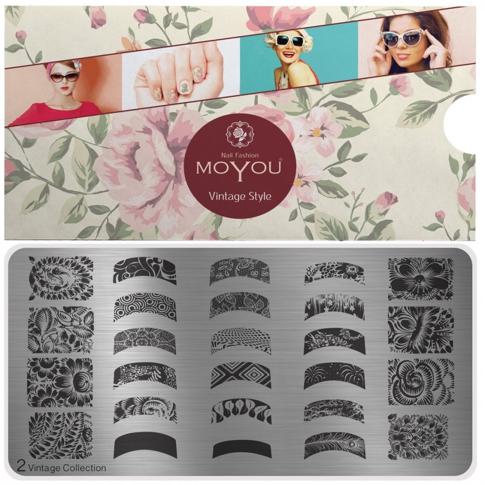 MoYou Nail Fashion XL Plates - Vintage 2