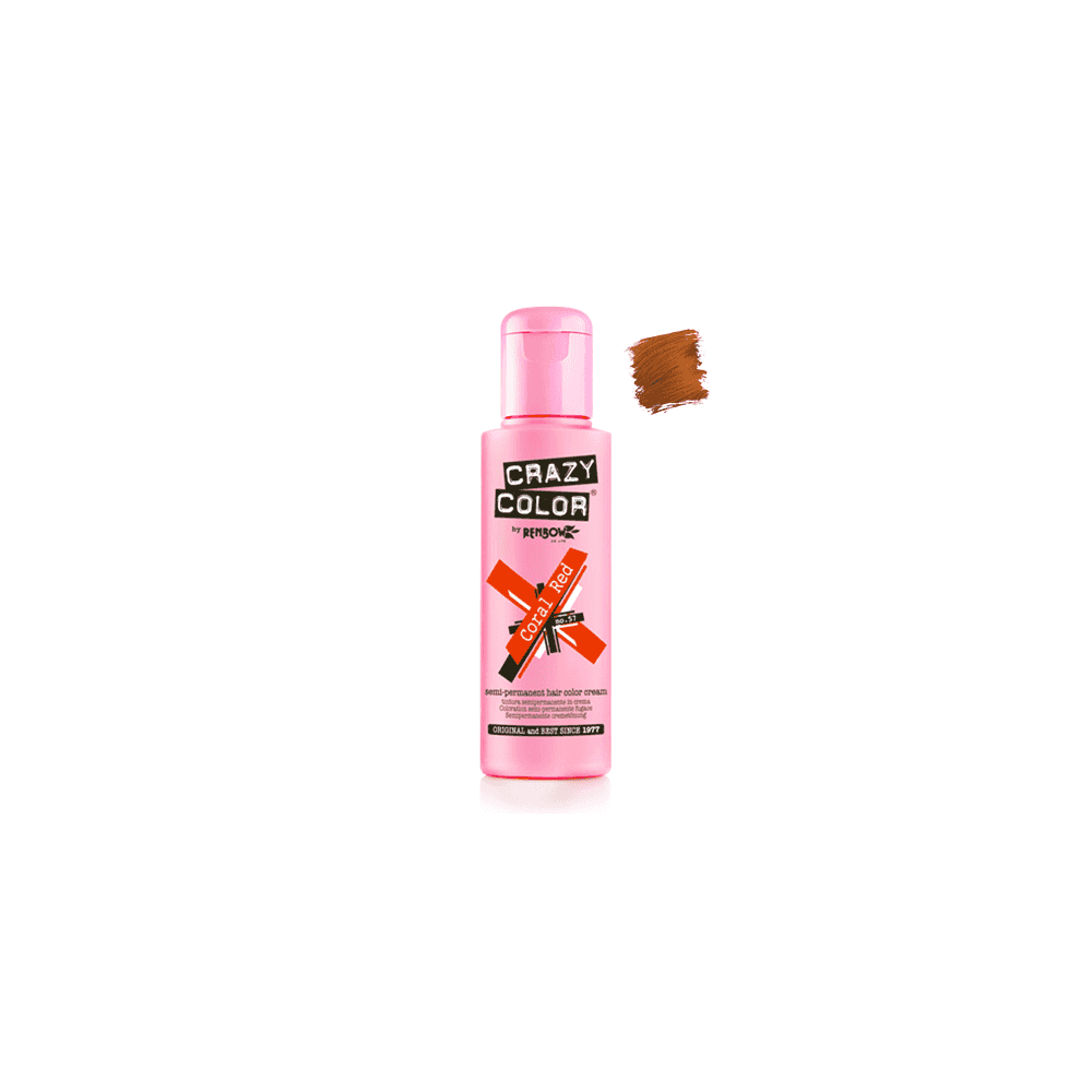 Crazy Color Hair Colour Creme 100ml - 57 Coral Red