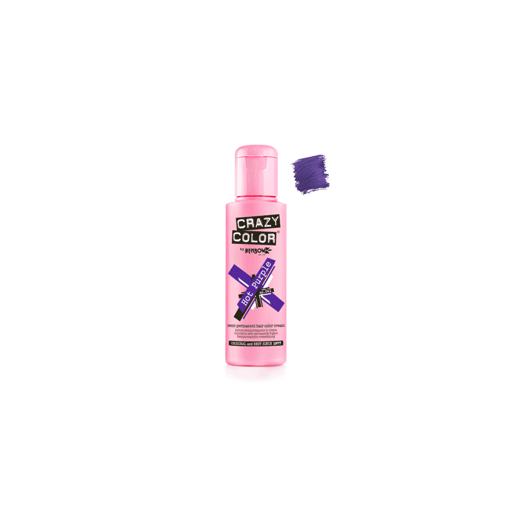 Crazy Color Hair Colour Creme 100ml - Hot Purple