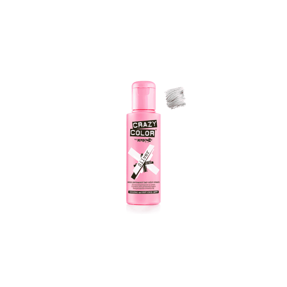 Crazy Color Hair Colour Creme 100ml - 027 Silver