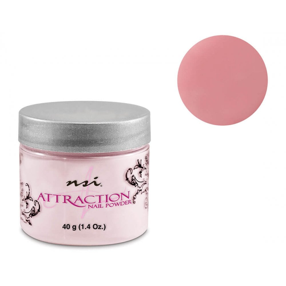 NSI Attraction Nail Powder 40grm - Purely Pink