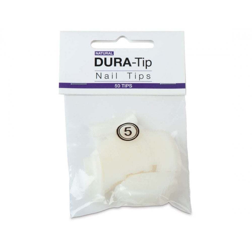 NSI Dura Tips Natural (50 Tips) - Size 5