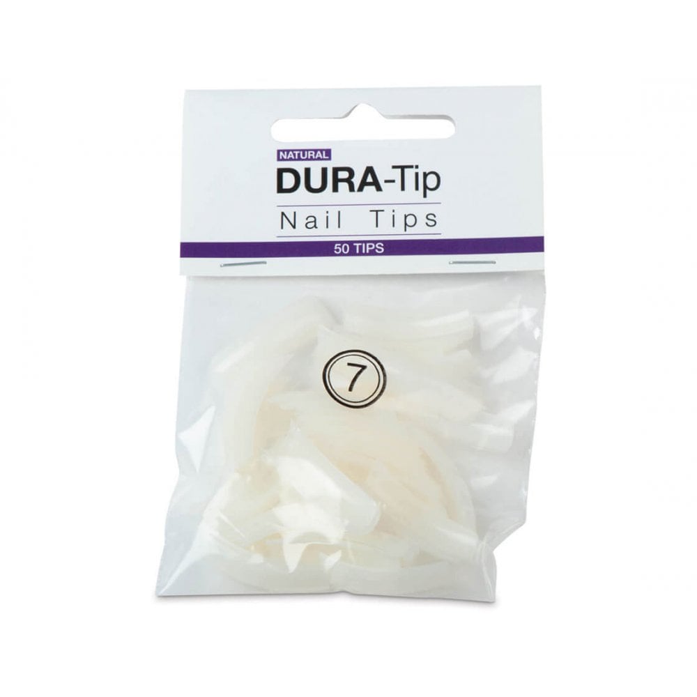 NSI Dura Tips Natural (50 Tips) - Size 7