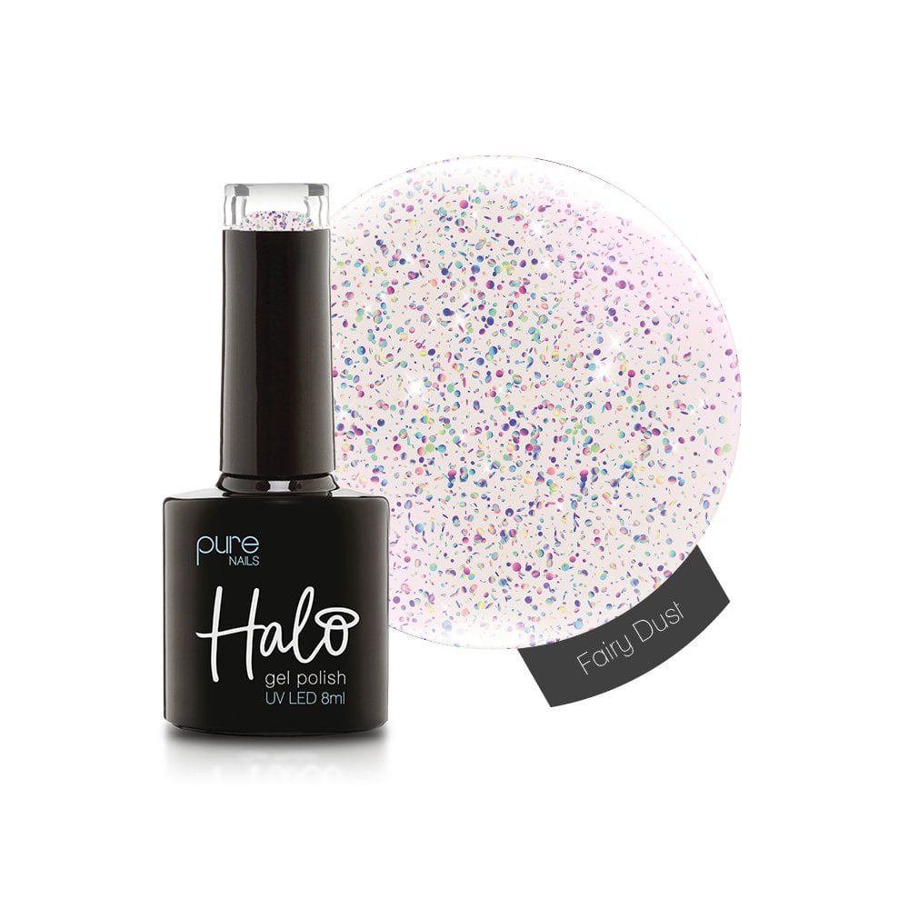 Halo Gel Polish 8ml - Fairy Dust White