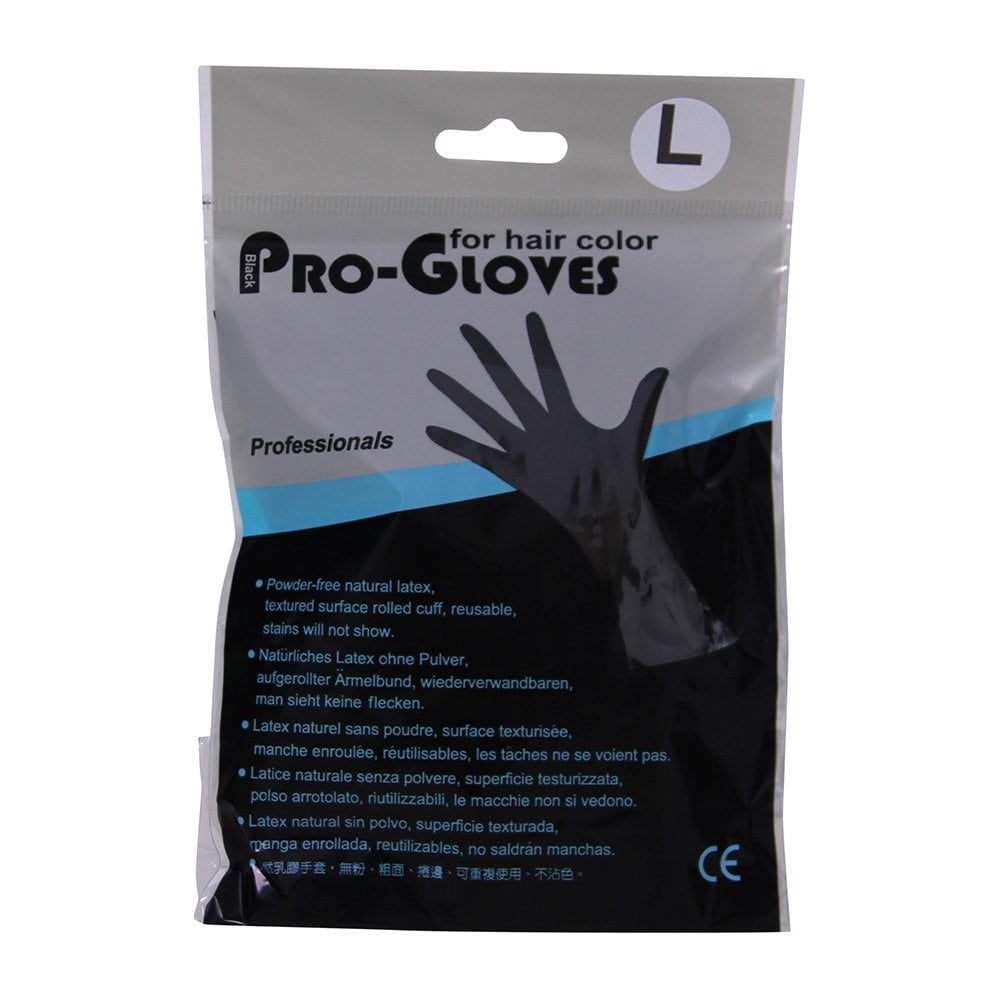 PRO GLOVES Black Per Pair - Large