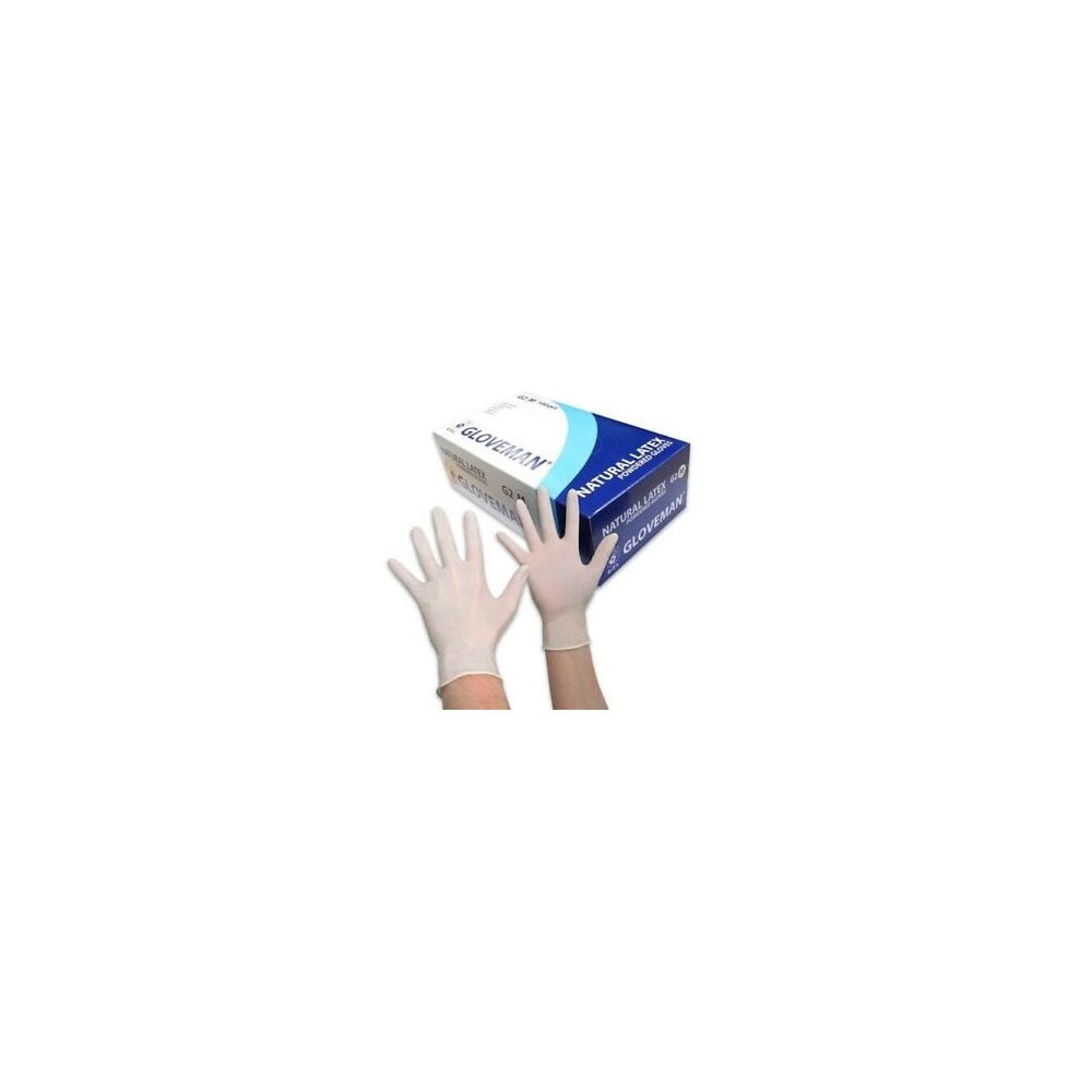 Latex Disposable Powdered Gloves Box 100 - Small