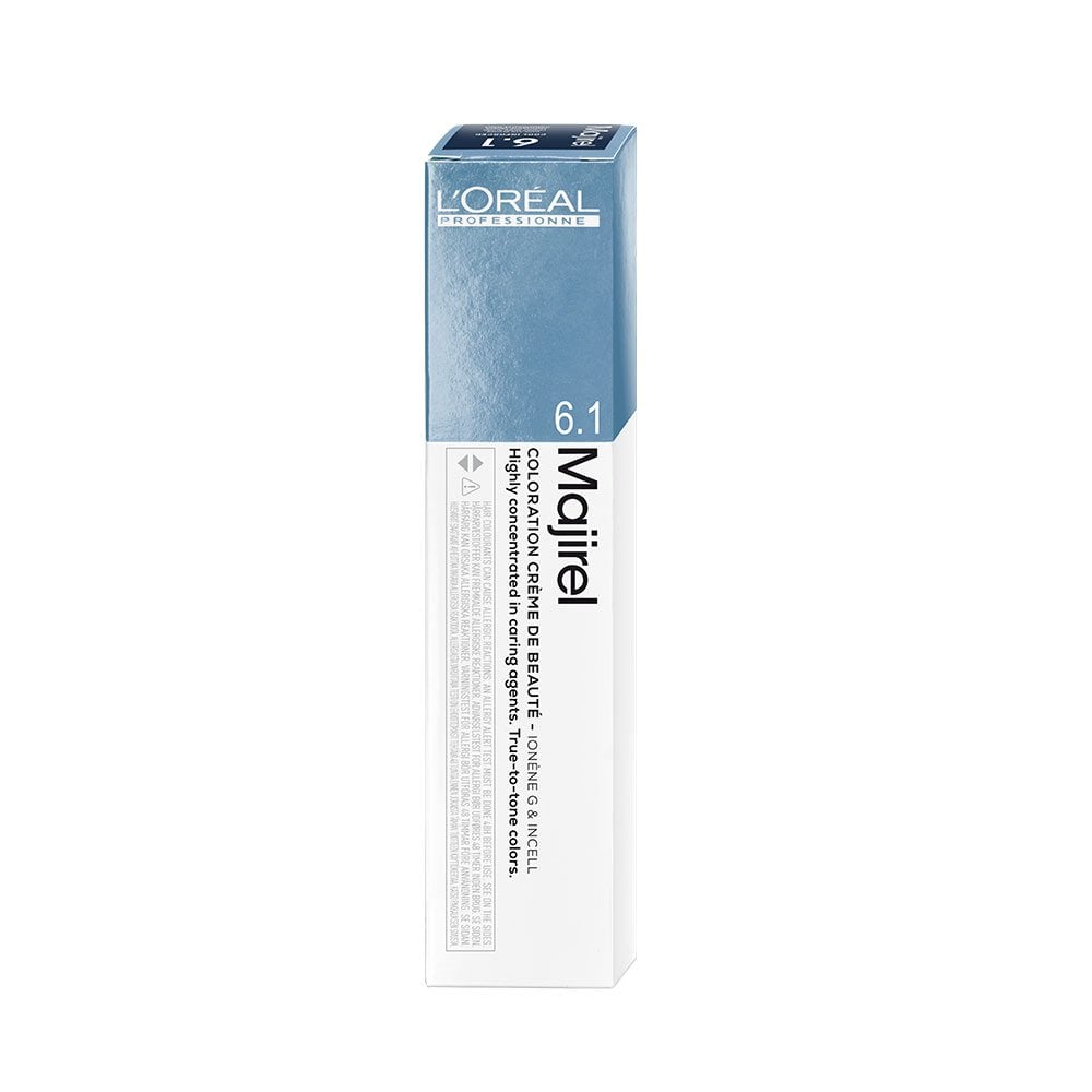 LOREAL Majirel Cool Inforced Tint Tube - 6.1 Dark Ash Blonde