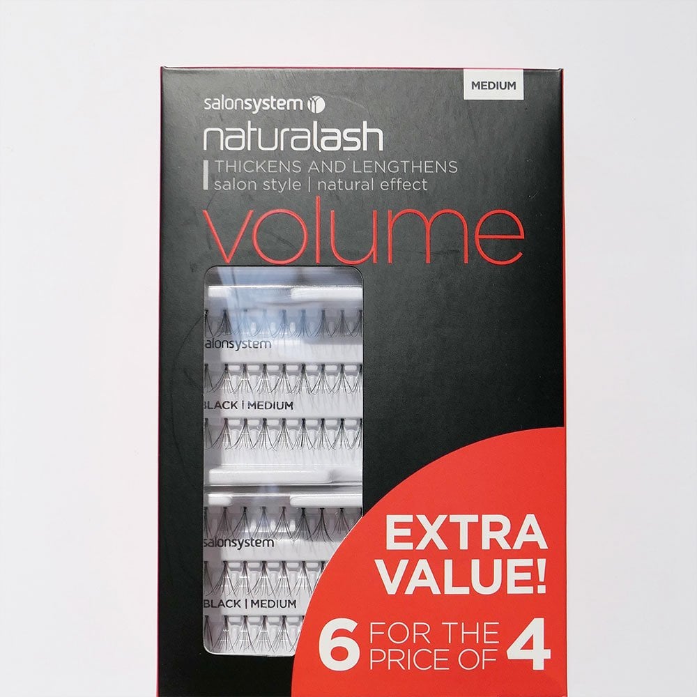 Salon System Naturalash Volume Extra Value Pack (6 for 4) - Medium