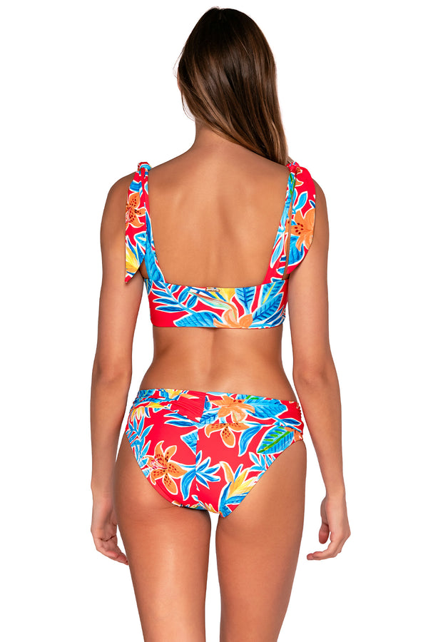 Sunsets Women's Printed Serena Underwire Tankini Top - 709P 38E/36F/34G  Lush Luau