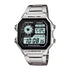 D099 Casio AE 1200WHD-1AVDF Youth Silver Digital Watch (Unisex)