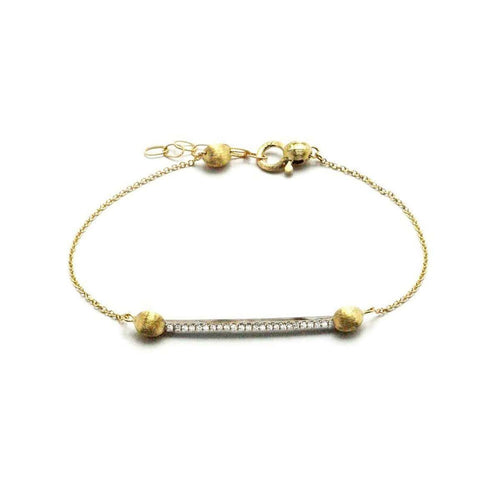 Pandora - 550702 14K Gold Charm Bracelet- 7.9in