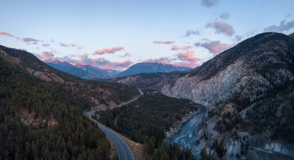 Duffy Lake Road highway in British Columbia