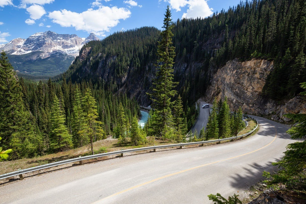 Banff-Windermere Highway (Highway 93/95) from Banff to Radium Hot Springs