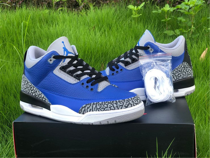 NIKE Air Jordan 3 AJ3 Sport Shoes Jordan 3  隆掳Varsity Royal隆卤