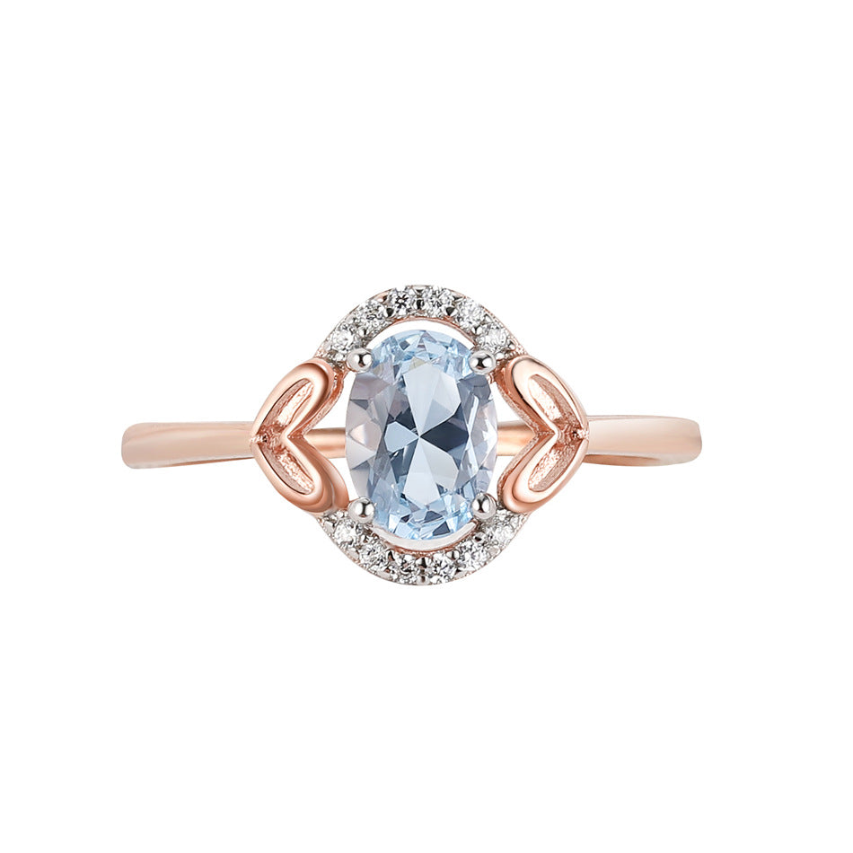 Baby Blue Gemstone Ring