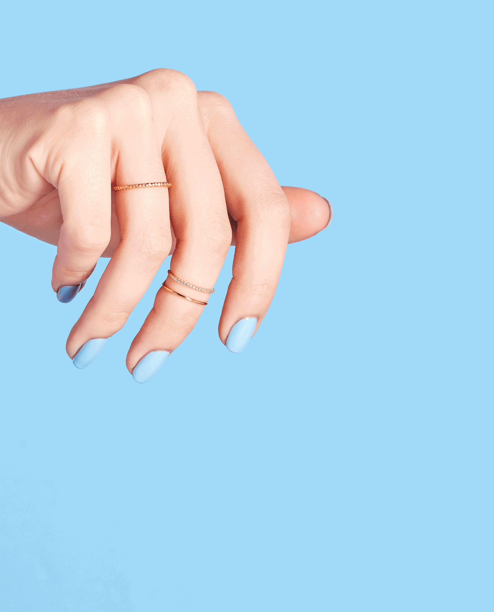 OPI Mali-blue Shore Blue Nail Polish GIF