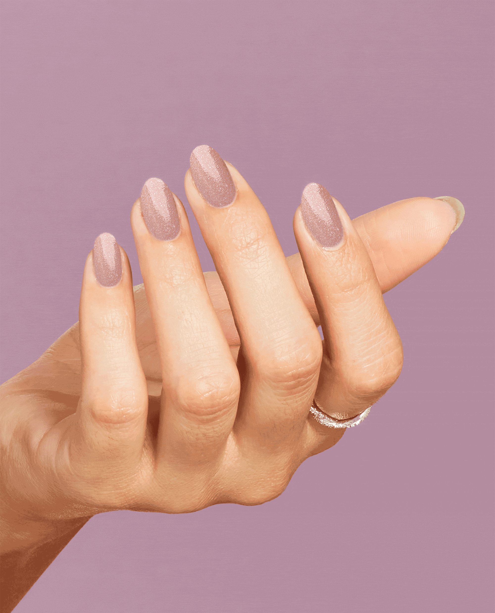 OPI Quest for Quartz Pink Nail Polish GIF