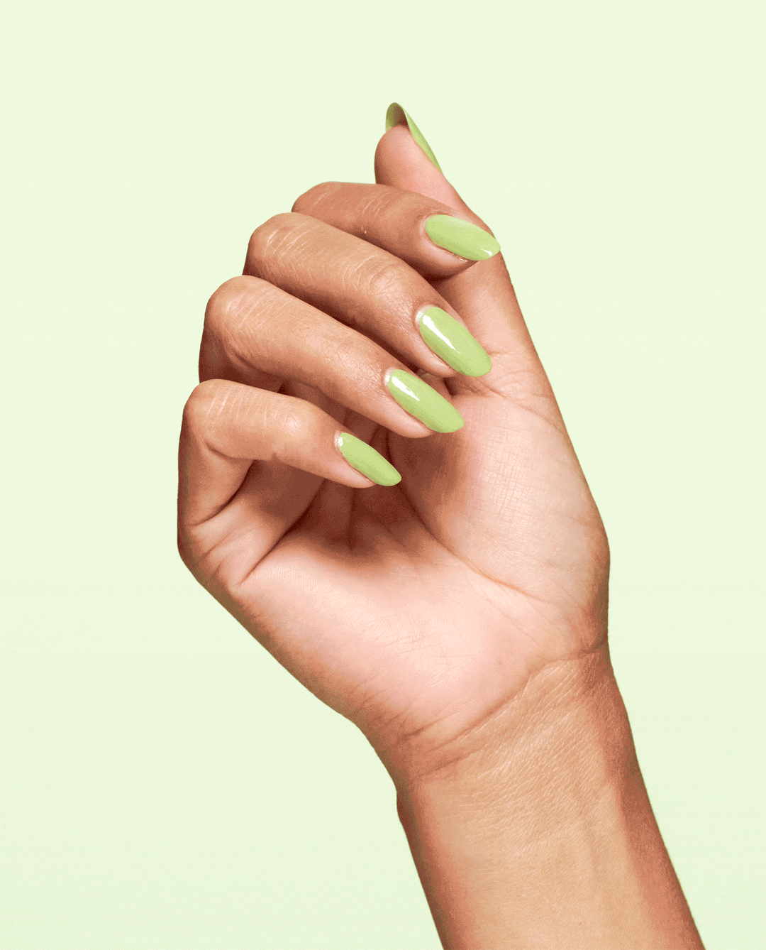 OPI Clear Your Cash Green Nail Polish Gif
