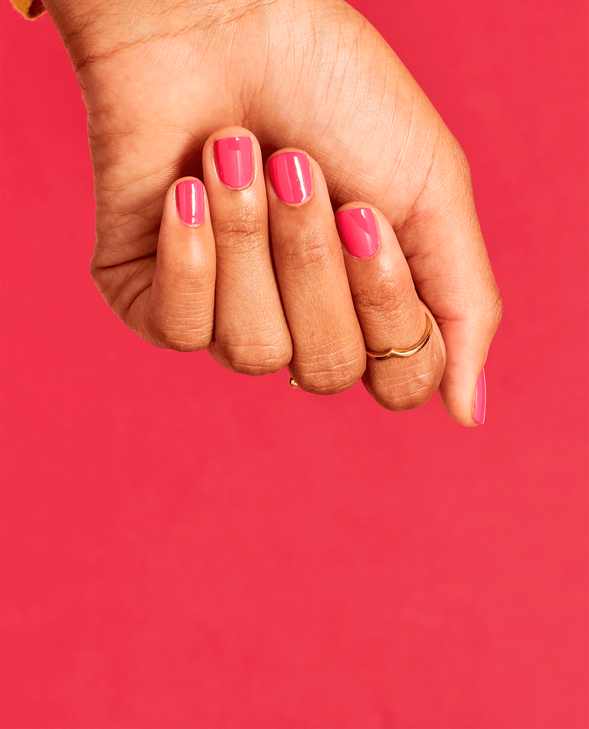 OPI Strawberry Margarita Pink Nail Polish GIF