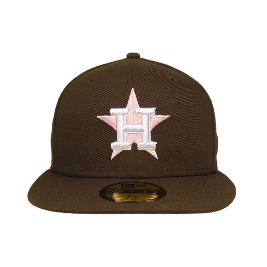 Houston Astros Custom New Era Cap Brown Denim 45th – JustFitteds