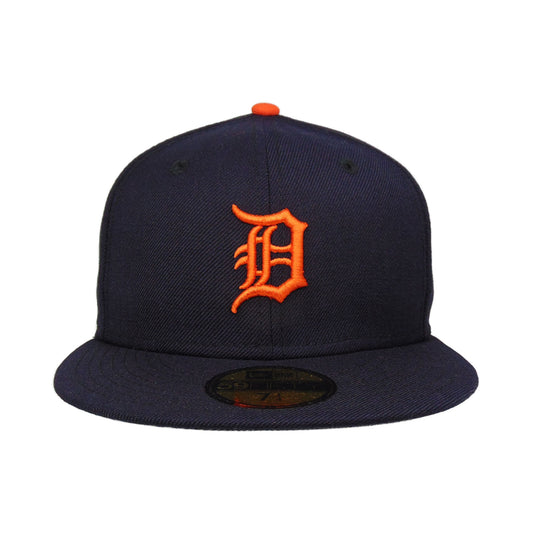 Detroit Tigers Home Authentic New Era Cap Navy White – JustFitteds