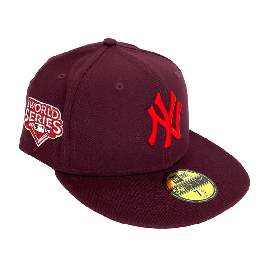 New York Yankees Cooperstown 2009 World Series Maroon 59Fifty