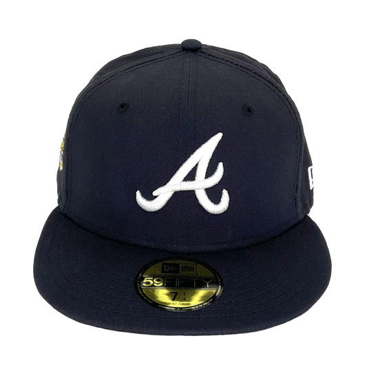 Atlanta Braves Fitted New Era Low Profile 7 1/4 Hat