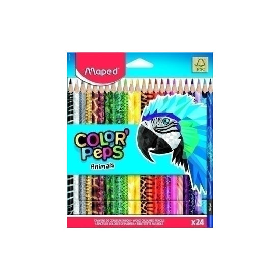 PLUMONES MAPED DE COLORES SURTIDOS 1 PAQUETE CON 10 PIEZAS