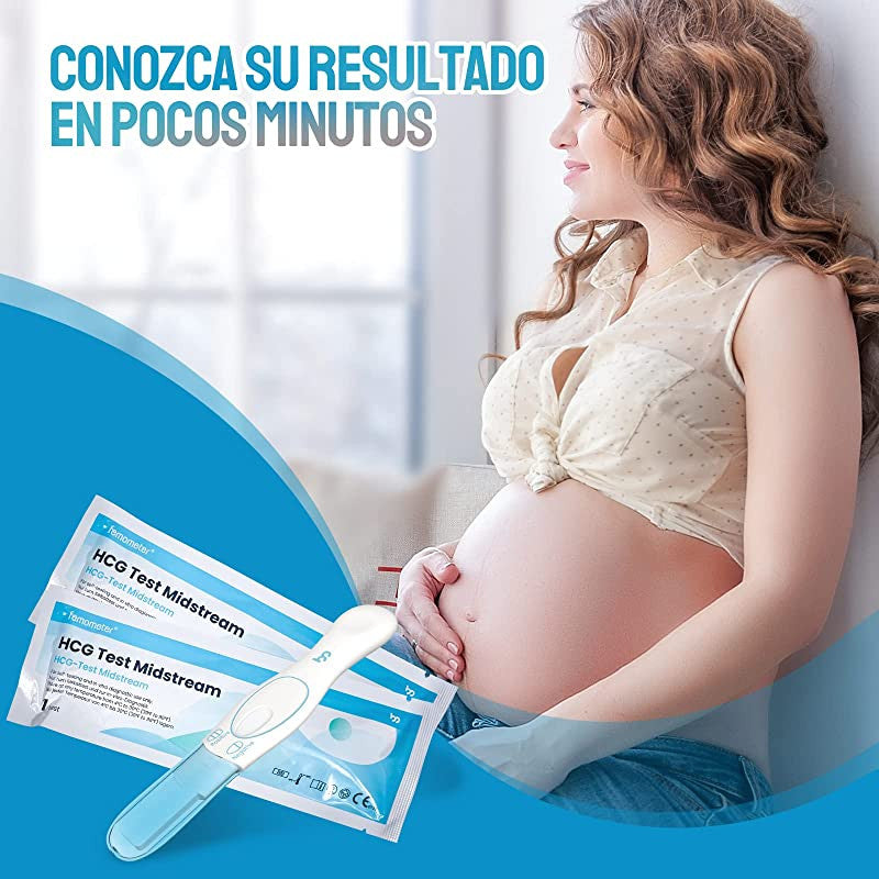Test De Embarazo De Alta Sensibilidad, 10 Unidades Pruebas De Embarazo  Ultrasensibles, Alta Fiabilidad Test Ovulación Y Embarazo Prueba De  Embarazo