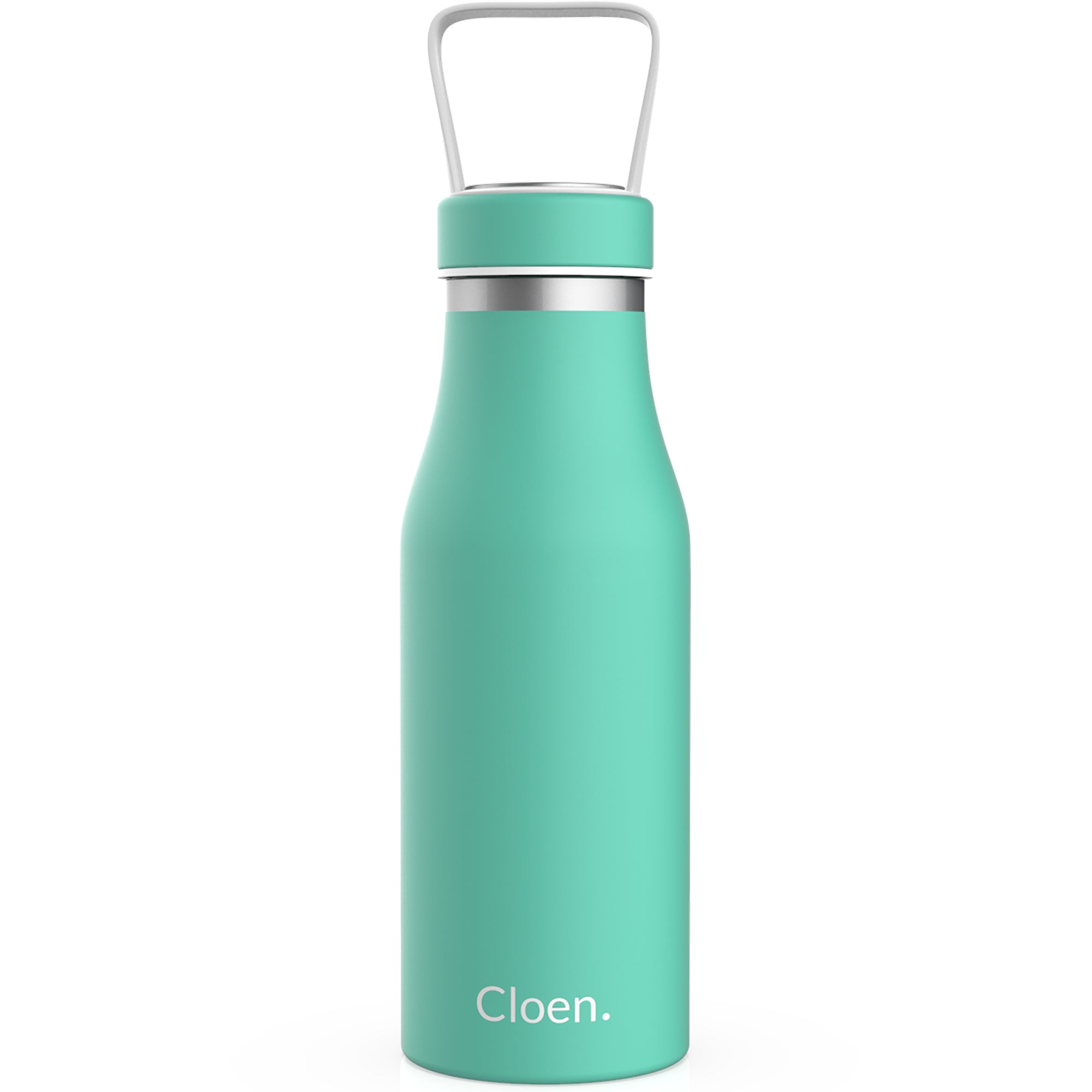 Cloen - Botella de agua deportiva de acero inoxidable