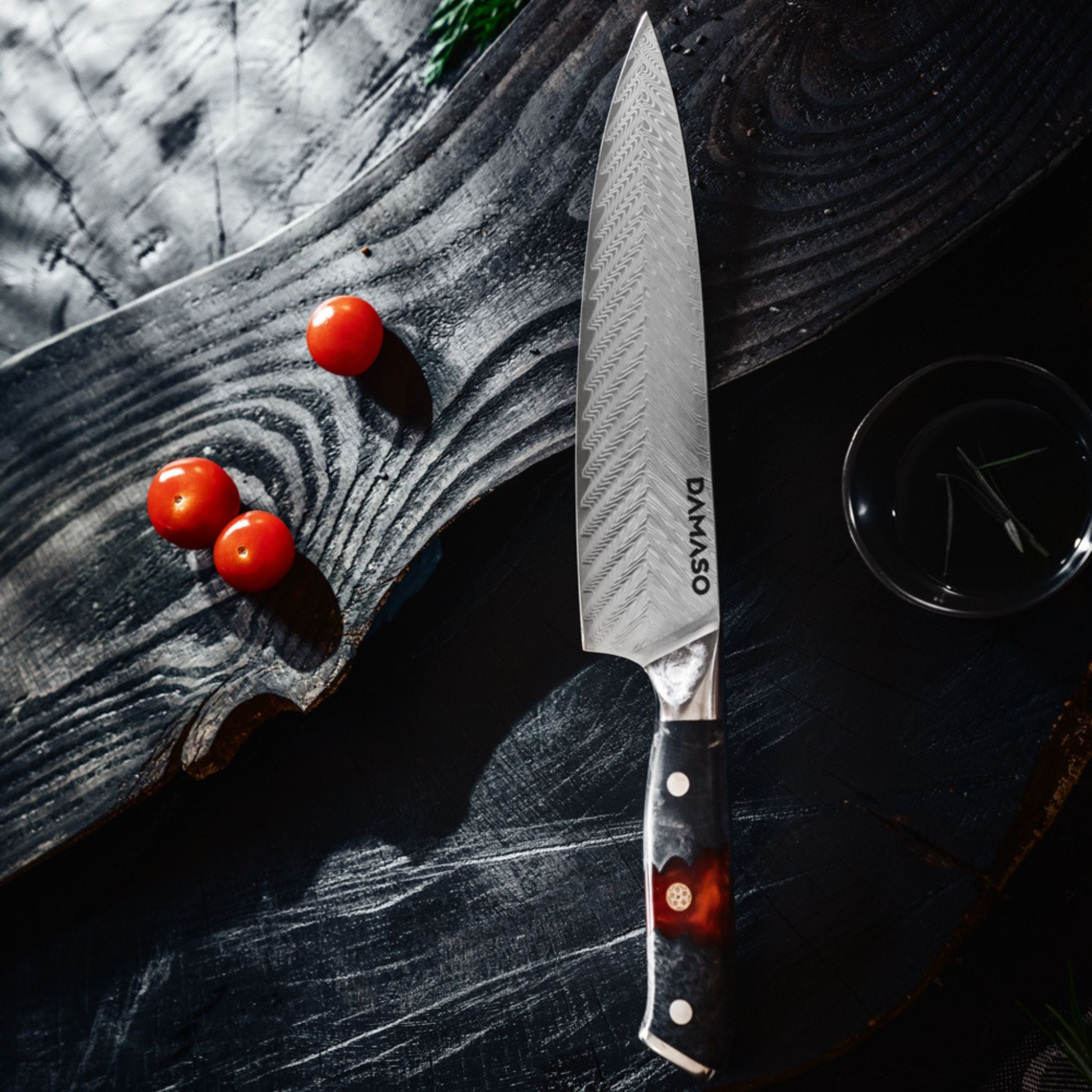 Chefs knife, damastmesser
