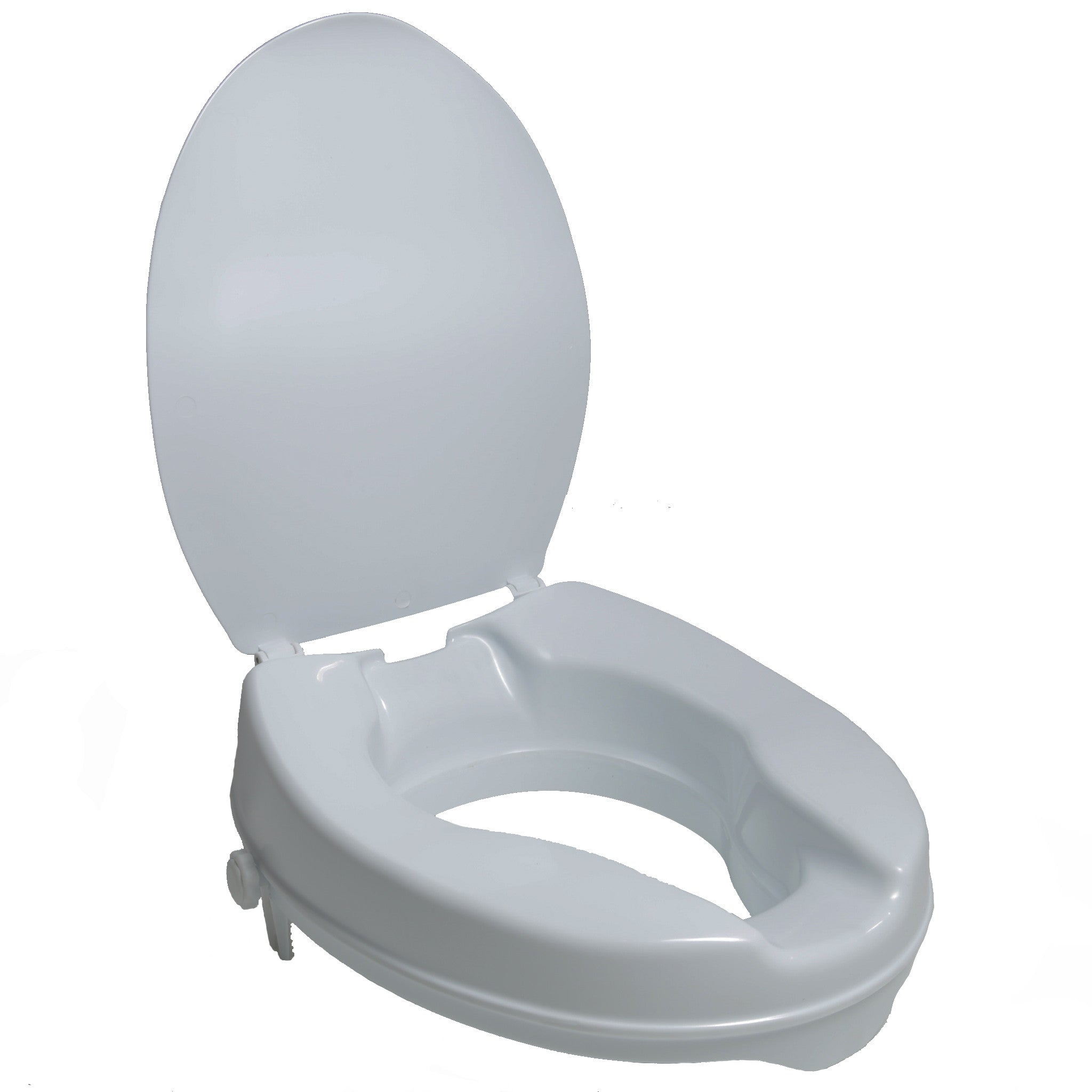 Toilet Seat Riser W Lid 2 Elevation Free Shipping Home Medical