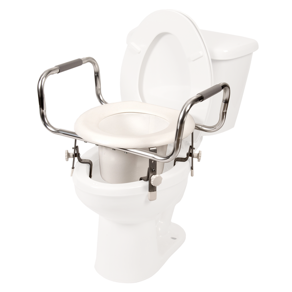 Adjustable Hight Raised Toilet Seat - Free Shipping - Home Medical Supply