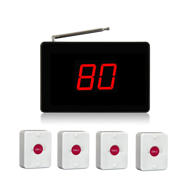 Wireless Nurse Call System with Fixed Waterproof Buttons
